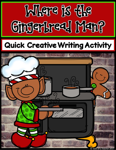 Where is the Gingerbread Man? Writing Activity