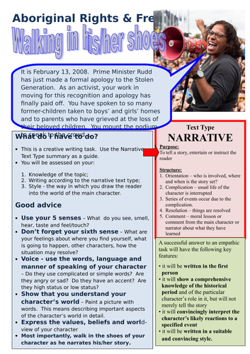 Walking in his/her shoes: Aboriginal Rights and Freedoms