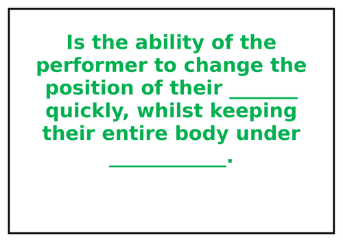 Components of fitness starter