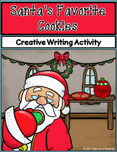 Santa's Favorite Cookies ~ Writing Activity