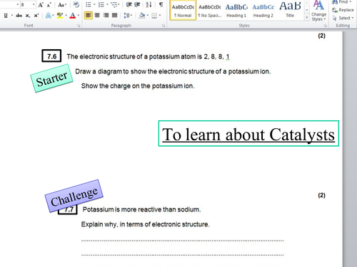 c6 aqa all lessons Triology