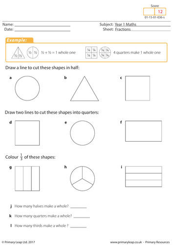 Introduction to Fractions 3