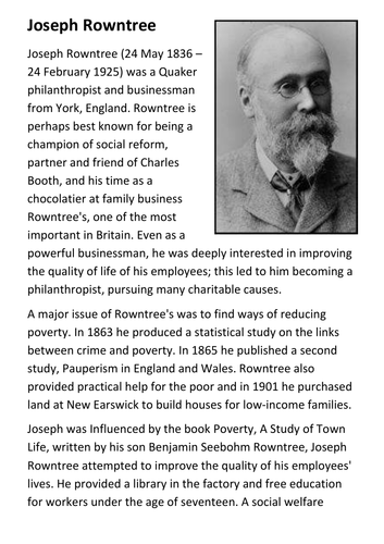 Joseph Rowntree Handout