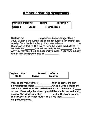 KS3 lesson on Microbes