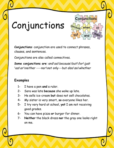 Conjunctions