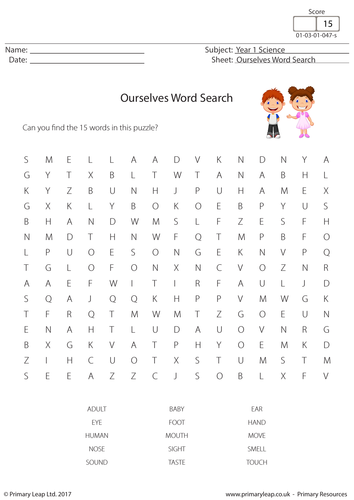 Ourselves Word Search