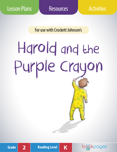 Harold and the Purple Crayon Lesson Plans & Activities Package, Second Grade (CCSS)