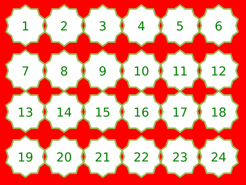 Acts of kindness advent calendar / generator