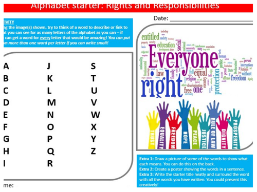 Rights and responsibilities lesson image
