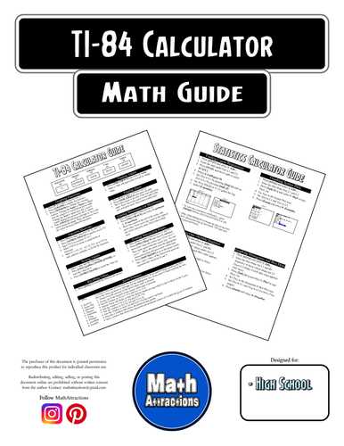 Math Guide - TI-84 Calculator Guide