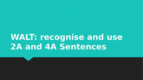 2A and 4A sentences