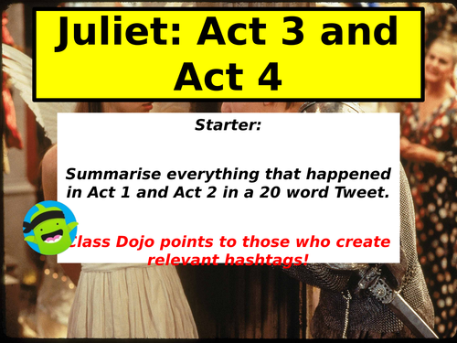 Romeo and Juliet Viewing Diary