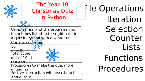 Christmas Coding with Python