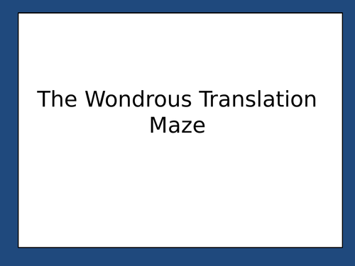 The Wondrous Translation activity - Mis vacaciones desastrosas