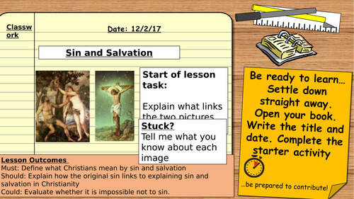 AQA Religious Studies GCSE 9-1: Christian Beliefs - Sin and Salvation