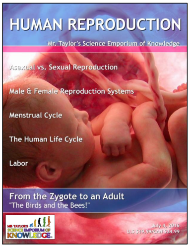 Human Reproduction Guided Notepacket Teaching Resources