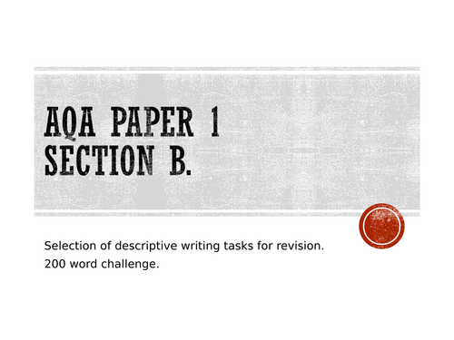 200 word challenge descriptive writing
