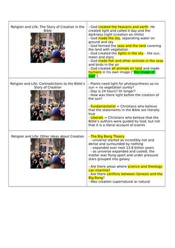 AQA RPE Religion and Life flash cards