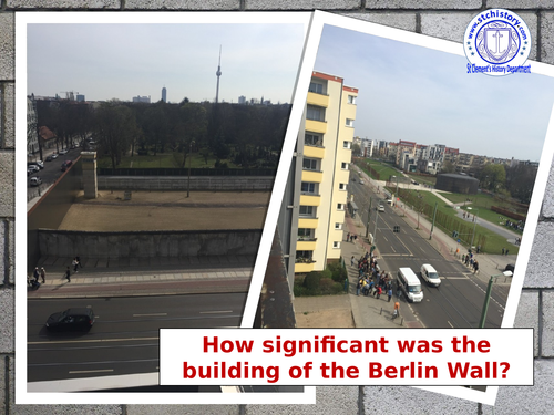 9-1 Edexcel: Cold War - Berlin Wall and it's impact (EDITABLE)