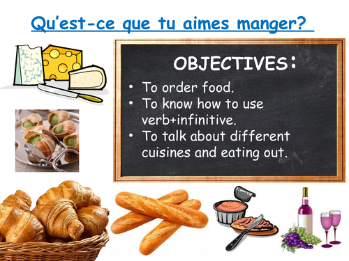 2016 GCSE AQA Qu'est-ce que tu aimes manger