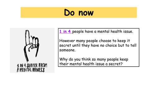 Stigma and Mental Health