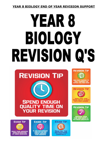 KS3 Biology Science - End of year revision