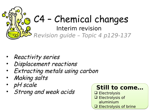AQA (9-1) Chemical changes revision