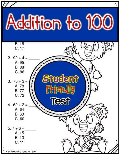 Addition to 100 Test
