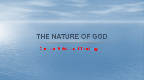 AQA GCSE Religious Studies A Christian Beliefs unit