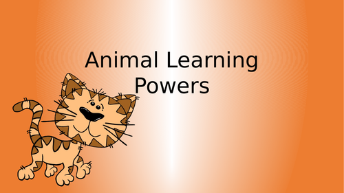 Growth Mindset, KS1 based on animal learning powers.