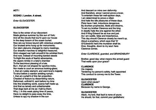 Richard III for KS3
