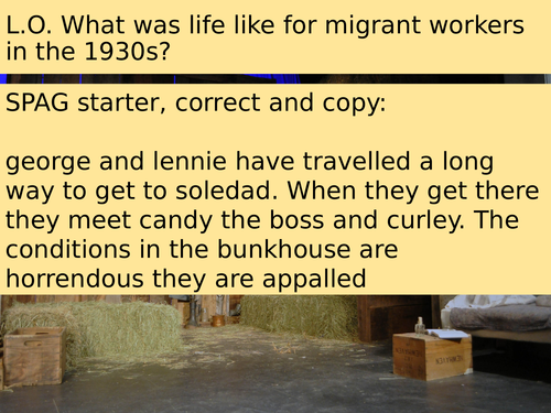 Of Mice and Men Role Playing Game