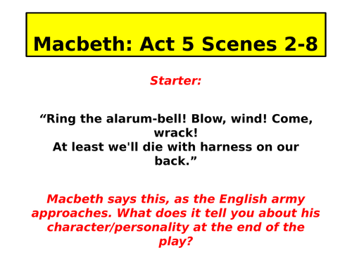Macbeth  - Full Plot Summary