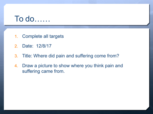 Pain and Suffering Scheme of Work  - with lessons and resources
