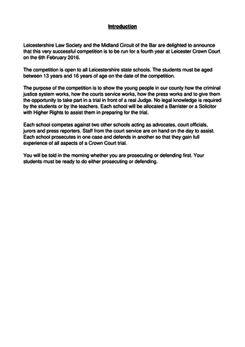 Edexcel GCSE Citizenship - Theme C Law and Justice