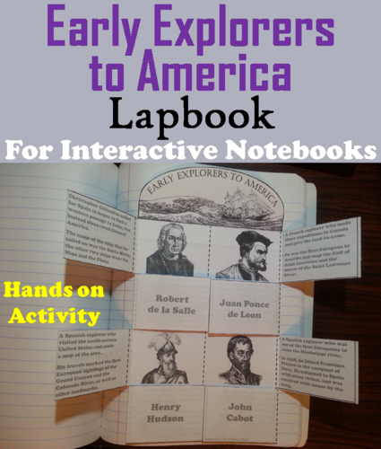 Early Explorers to America Lapbook