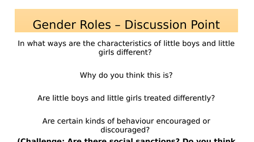 Sociology AQA - Eduction AS Level Introductory lesson on Socialisation, Status, and Role