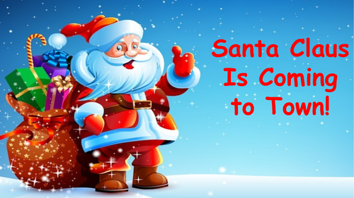 Santa Claus Is Coming To Town Teaching Resources
