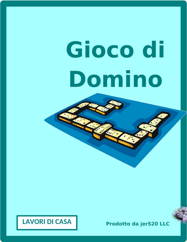 Lavori di casa (Chores in Italian) Dominoes