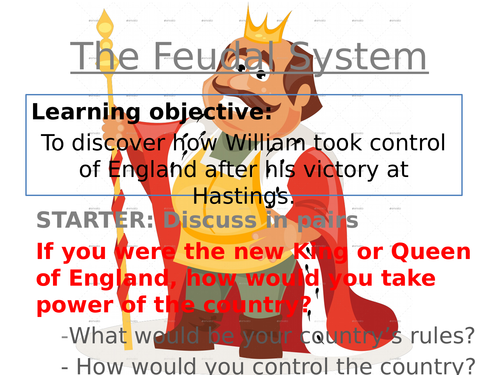 The Feudal System Lesson KS3