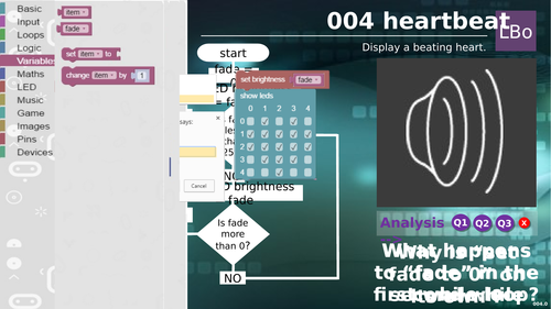 Micro:bit tutorial 4 HEARTBEAT