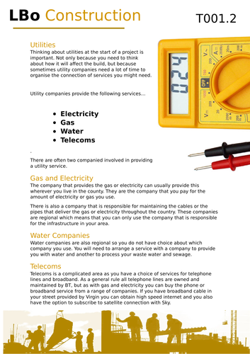 Investigating Utilities