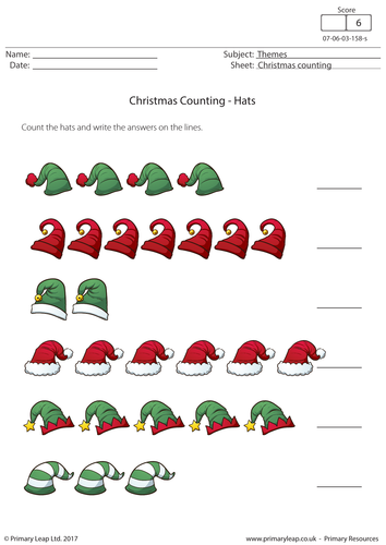 Christmas Counting - Hats