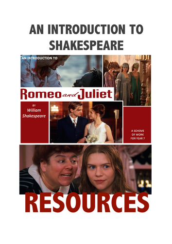YEAR 7 RESOURCES - An Introduction to Shakespeare.