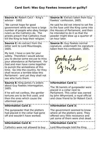 Guy Fawkes Conspiracy