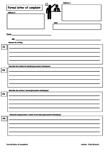 KS2 Writing templates - letters and emails