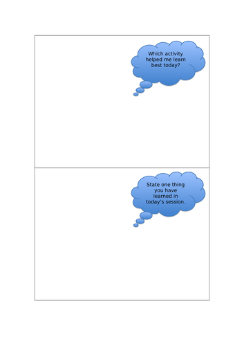 Plenary Comment Boards - A5