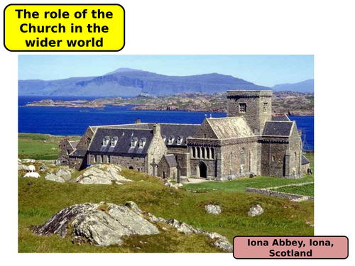 OCR GCSE RS - The role of the Church in the wider world