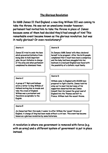 The Glorious Revolution