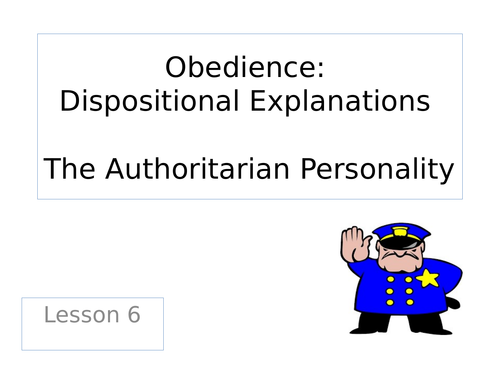 Paper 1 The Authoritarian Personality